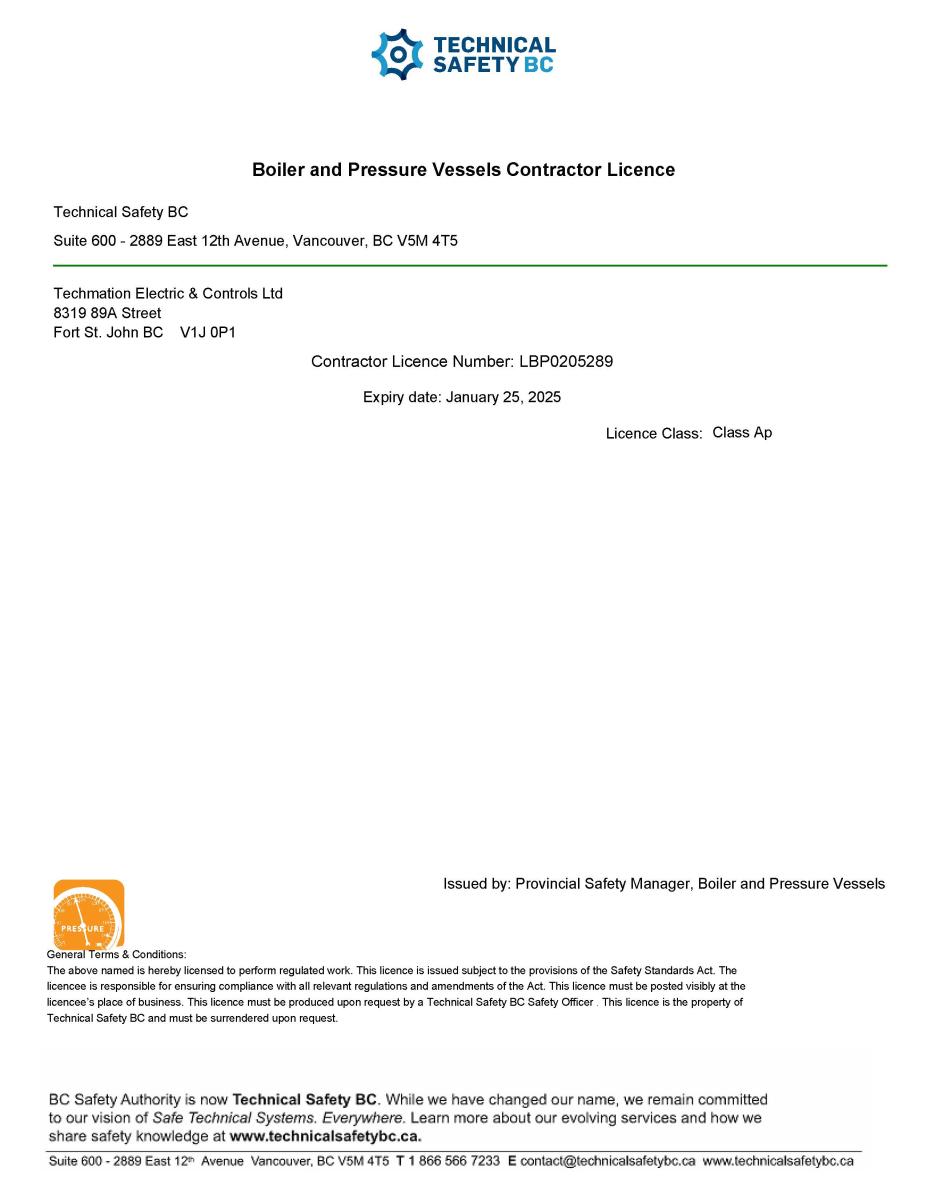Quality assurance quality control techmationelectric
